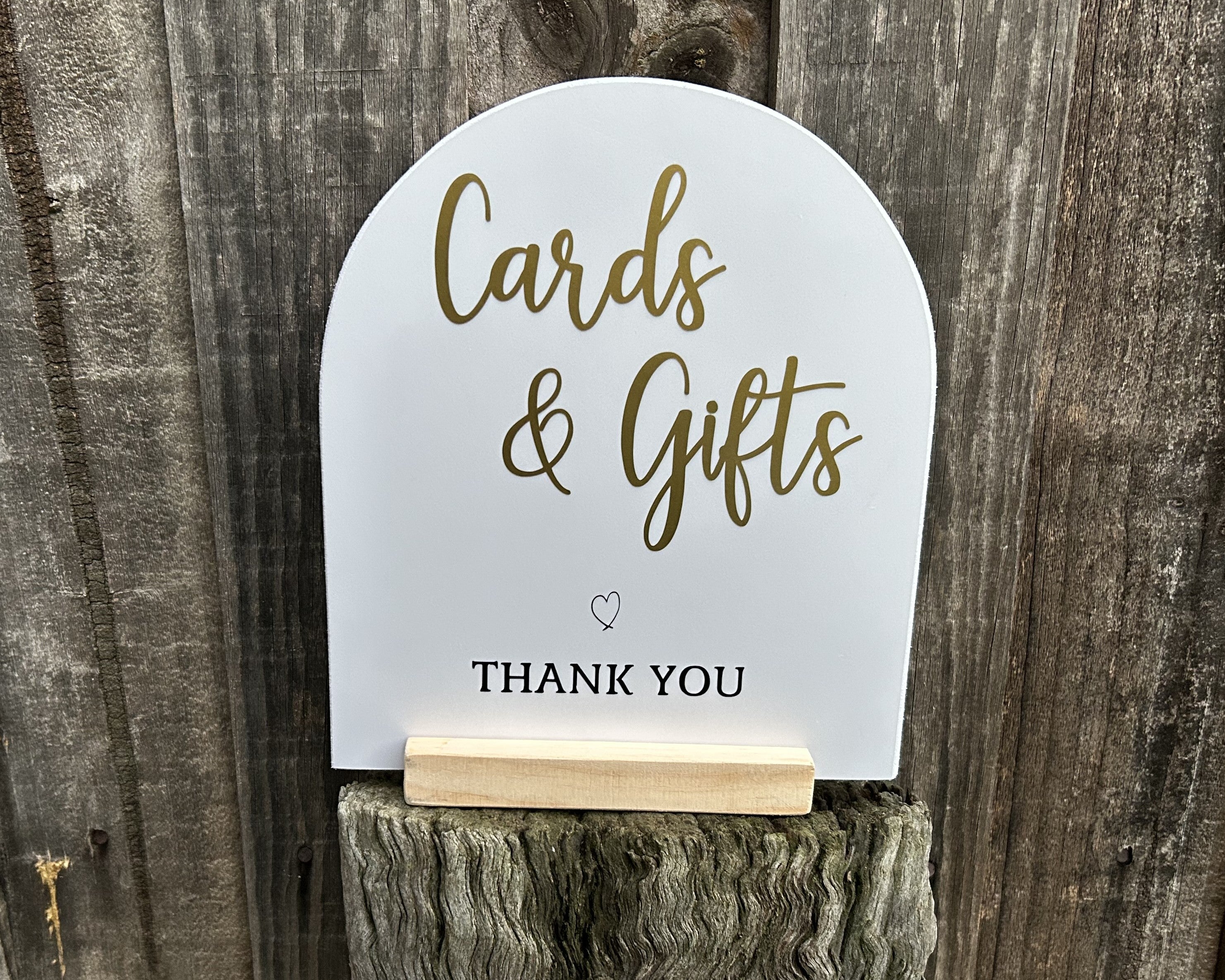 Cards and Gifts Wedding Sign