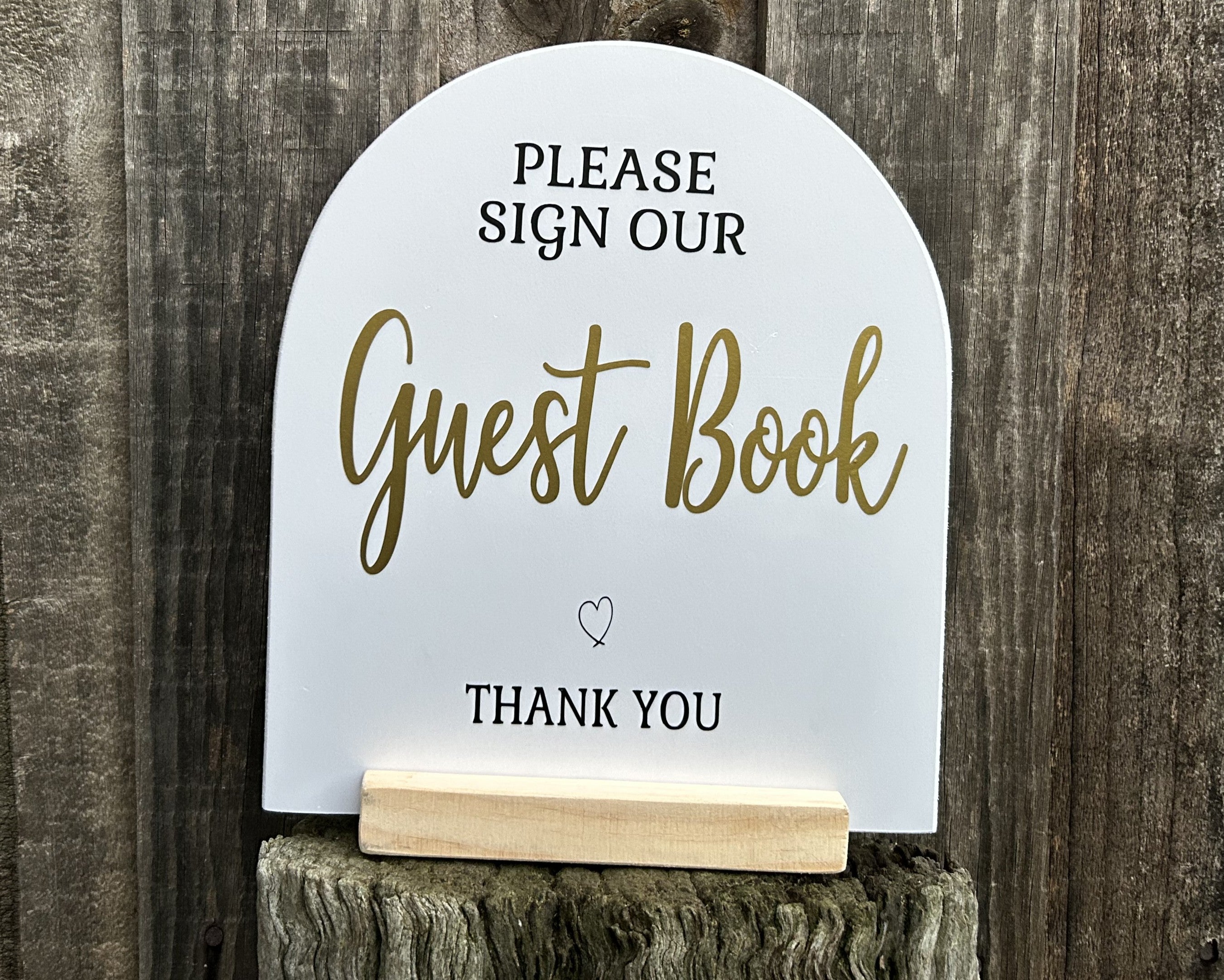 Guest Book Wedding Sign