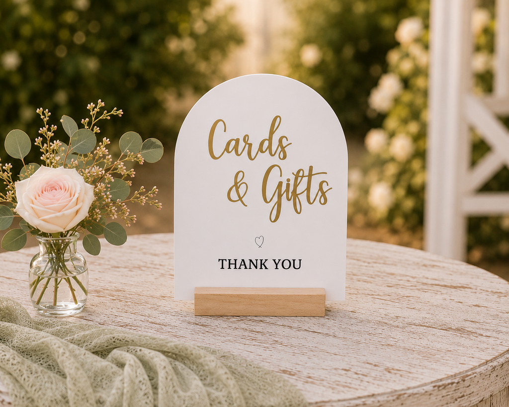 Cards and Gifts Wedding Sign