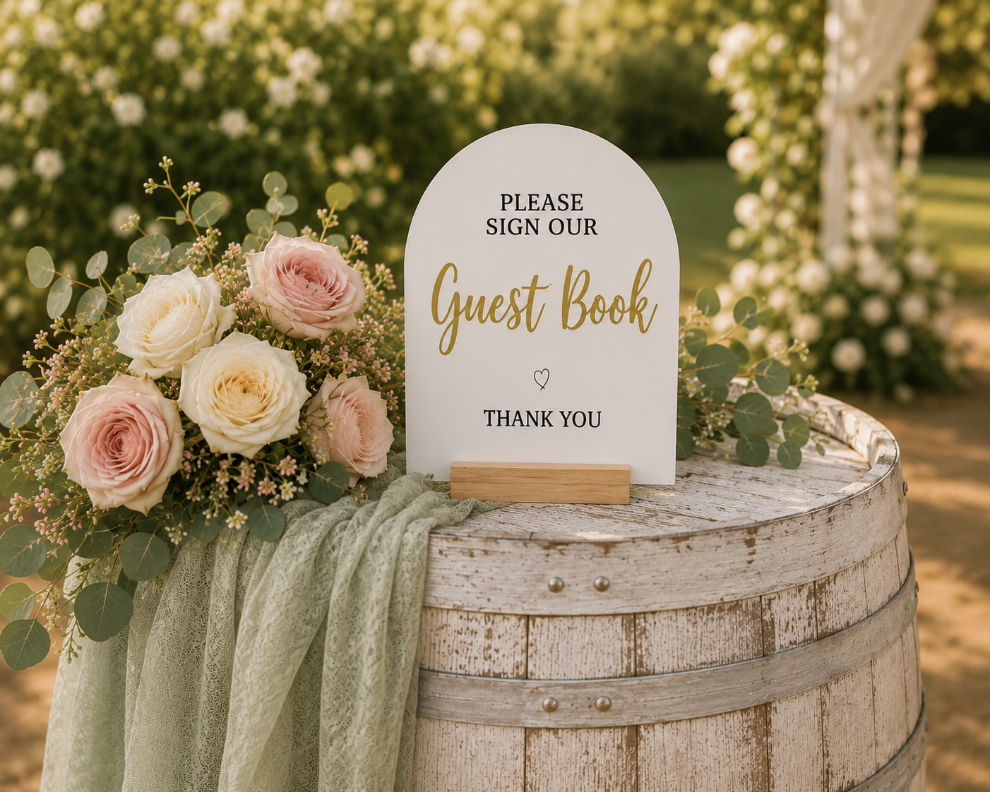 Guest Book Wedding Sign